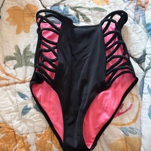 Victoria's Secret Black and Pink bottom